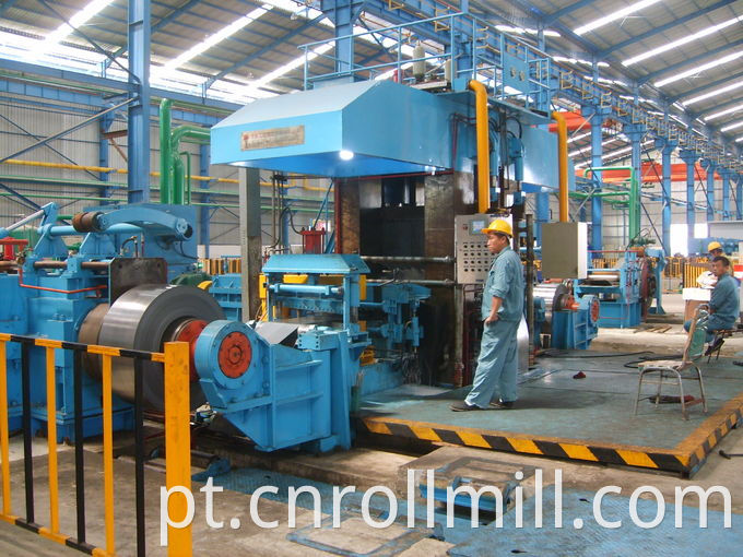 AGC Hydraulic 6 Hi Cold Rolling Mill 700mm de aço carbono 390m / min de velocidade
